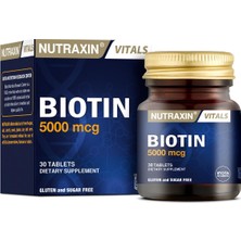 Ms Vitals Biotin 5000 Mcg 30 Tablet Takviye Edici Gıda