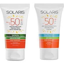 Defne Store Yağlı Ciltler Için Jel Güneş Kremi (Mat) Spf 50+ (50 Ml) ve Yaşlanma Karşıtı Güneş Kremi Spf 50+