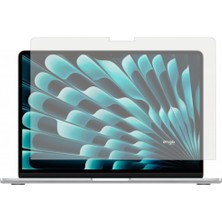 Ms Apple Macbook Air 13 Inç Ile Uyumlu Mat Ekran Koruyucu Notebook, Yansıma ve Parlama Önleyici Parmak Izi Bırakmayan Laptop Koruma, 9h Temperli Kırılmaz Esnek Nano Cam M2, M3, M4, M5