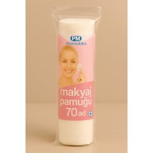 Defne Store 1 Paket 70 Adet Makyaj Temizleme Pamuğu Pedi Pamuk