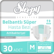 Ms Sensitive Antibakteriyel Süper Yetişkin Hasta Bezi Medium 30 Adet