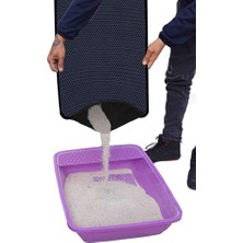 Defne Store Kokusuz Elekli Kedi Kumu Paspası, Kedi Tuvaleti Önü, 2'li Set