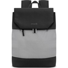 Ms Zen Eco MCE-1301 Sırt Çantası - Macbook Çantası, Hırsızlığa Karşı Koruma, Küçük, Mini, 13-14 Inç Laptop, Günlük ve Iş Kullanımı, Şık Tasarım, Üniversite ve Okul Için, Siyah Gri
