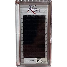 Defne Store D Kıvrım Tek Boy Kirpik, 0.05 Mm, 15 Numara