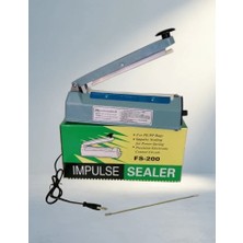 Metal Gövde Poşet Ağzı Kapatma Makinası 20 cm Uzunluk