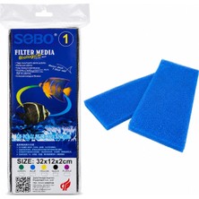 Ms Filtre Süngeri 32X12X2 Mavi