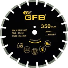 450X25.4X10MM Beton Kesme Testere Lazer Kaynaklı GFB2375