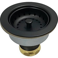 Defne Store K112MB Tacoma Mutfak Lavabo Sepeti Süzgeci, Mat Siyah, 4,44 x 4,44 x 3,81