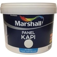 Defne Store Beyaz Su Bazlı Panel Kapı Boyası, 2,5 L