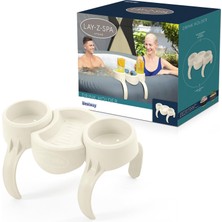 Ms Bestway Lay-Z Spa Içecek Tutucu, Set 35 x 2,32 x 20,5 Cm, Beyaz