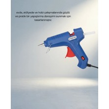 Fonksiyonel 40W Silikon Tabancası 5 Silikon Çubuk Ile Hobi Kullanımı