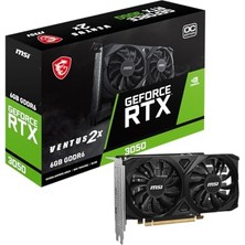 Defne Store VGA Geforce Rtx 3050 Ventus 2x E 6g Oc RTX3050 6gb Gddr6 96B DX12 Pcıe 4.0 X8 (1xdp 2xhdmı)