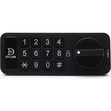 Defne Store DTL122 Elektronik Dolap Kilidi – Dijital Şifreli Tuş Takımı, Ev ve Çekmeceler Için, Type-C Şarjlı, Anahtarsız Akıllı Güvenlik, Ofis