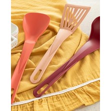 Defne Store Plastik 3 Parça Servis Seti 32 cm Kırmızı