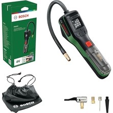 Defne Store Pneo Akülü Pnömatik Pompa (Kompakt Güç Ba 4V 3.0 Ah Pil; Hızlı Geçmeli Bilyalı Iğne, Presta Valf ve Balon Adaptörleri, Kumaş Çanta, Karton Kutu)