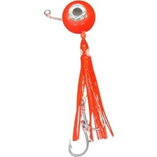 Defne Store S.f. Melek Gözü Jig 180G Kırmızı Uv; 0/3 No Paslanmaz Iğne, Uv Glow Saçak