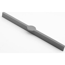 Defne Store Saral Çizgili Metal Kulp Mobilya Çekmece Mutfak Dolabı Dolap Kapak Kulplar, 320 Mm, 32 Cm, Füme Renk
