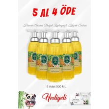 Defne Store Hawaii Ananas Zeytinyağlı Köpük Sabun 500 Ml, 5 Al 4 Öde ve Rosie Pamuk