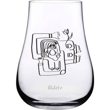 Defne Store Viski Bardağı 330 cc (Güller ve Kadehler)