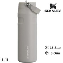 Defne Store Matara; The Iceflow Flip Straw Pipetli Termos Bardak 1.1 L Gri, 5003378789