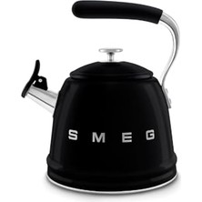 Defne Store CKLW2001BL 50’s Style Retro Siyah Islık Kettle Çaydanlık 2.3 L (Ithalatçı Garantili)