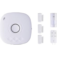 Defne Store Akıllı Pratik Alarm Seti; Akıllı Alarm; 3x Akıllı Kapı Pencere ve 1x Akıllı Hareket Sensörü, Kumanda, Yüksek Sesli, 2 Yıl Garanti, Uzaktan Kontrol