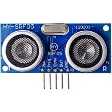Defne Store HY-SRF05 2-450 cm Ultrasonik Mesafe Sensörü, 5 Pin