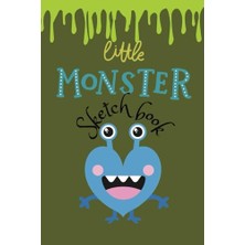 Defne Store Little Monster Sketch, Pages For Free, Book, Blank, Drawing