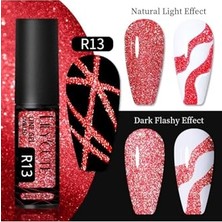 Defne Store Reflective Glitter Nail Art Çizim Ojesi R013 54152-7 4406