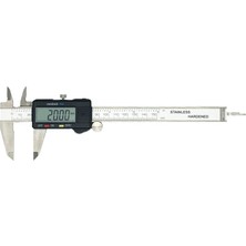 Paslanmaz Çelik Gövde Dijital Kumpas 150 mm