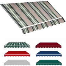 Uv Korumalı Güneşlik Barınaklı Tente Yedek Kumaş. Geri Çekilebilir Veranda Güneşlik Yedek Kumaş Üst Kapak - Güverte Balkon Avlu Tente Için Suya Dayanı