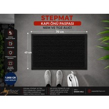 Stepmat Kapı Önü Paspası 45X70 cm Kaymaz Pvc Tabanlı