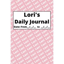 Defne Store Lori Kişiselleştirilmiş Günlük Defteri