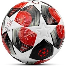 Defne Store Pro-Series Pu Futbol Topu Lazer Kesim Şampiyonlar Beton Halı Saha Resmi Maç Futbol Topu Kırmızı 520