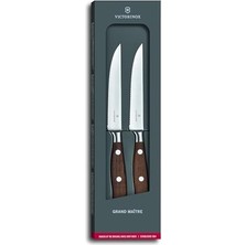Defne Store 2 7.7240.2W Büyük Maitre Tırtıklı Siyah Steak Bıçak Seti