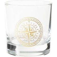 Defne Store Compass Viski Bardağı Gold 300 ml