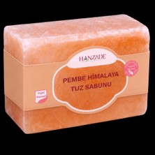 Defne Store Saf Pembe Himalaya Kaya Tuzu Sabunu, Zengin Mineralli Doğal Peeling, 300-350 G