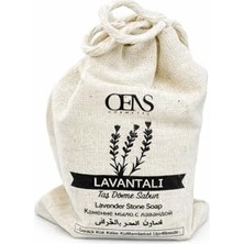 Defne Store Doğal Lavanta Taş Dövme Sabun, El Yapımı Lavanta Kokulu Sabun