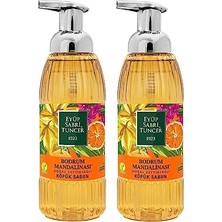 Defne Store Zeytinyağlı Bodrum Mandalinası Köpük Sabun 500 ml x 2