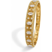 Les Petites Mains Baget Zirkon Taşlı Gold Bilezik