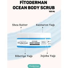 Defne Store Ocean Body Scrub, Arındırıcı ve Nemlendirici Vücut Peelingi, Tüm Cilt Tipleri Için