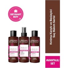 Defne Store Argan Yağı & Keratin Içeren Besleyici ve Kırılma Karşıtı Saç Bakım Seti -Seyehat Boy