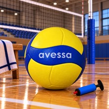 Muon Sports Çocuk ve Gençlere Özel Klasik Model Pompa Hediyeli 300 gr Yapıştırma Voleybol Topu