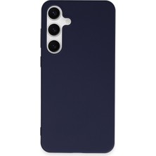 Bezos Galaxy S24 Plus Kılıf First Silikon - Lacivert