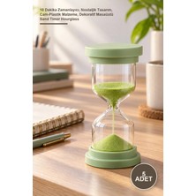 Yenilig 5 Adet Kum Saati – 10 Dakika Zamanlayıcı, Nostaljik Tasarım, Cam-Plastik Malzeme, Dekoratif Masaüstü Sand Timer Hourglass