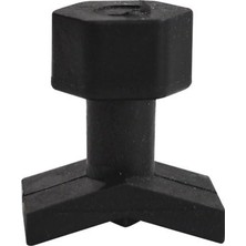 Defne Store Kaporta Pdr Boyasız Göçük Düzeltme Plastiği Köşe Düzeltme V Tip Çap 20X15 Mm; D. N6, Siyah 10'lu
