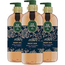 Defne Store Night Oud Doğal Zeytinyağlı Sıvı Sabun 500 ml x 3