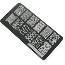 Defne Store Nail Art Stamping Baskı Plakası VV05