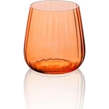 Defne Store Turuncu Cam Su Bardağı, 450 Ml, BRD0127