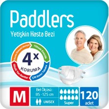 Defne Store Yetişkin Hasta Bantlı Bez Medium, 120 Adet, Koli, Sızdırmaz